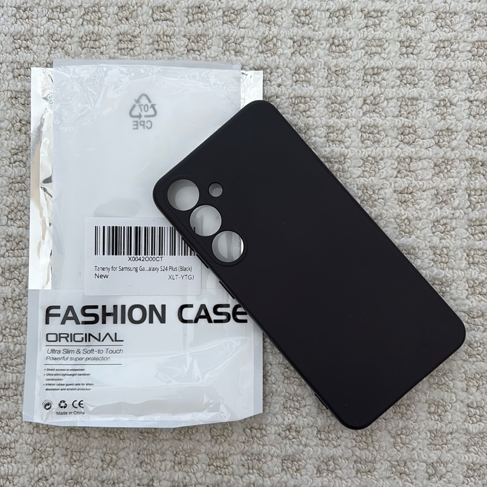 3/$20 Samsung Galaxy S24 Plus Black Ultra Slim Case